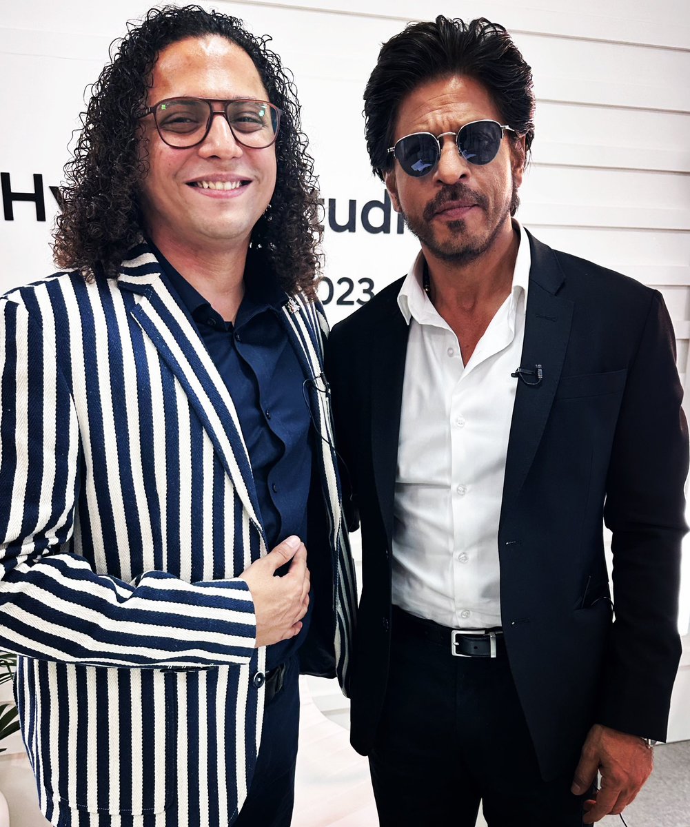 This happened yesterday where I had the privilege of chatting with the legendary <a href="/iamsrk/">Shah Rukh Khan</a> himself about movies, cars, AI, tech, Delhi winters and so much more. Interview coming soon on <a href="/HyundaiIndia/">Hyundai India</a>, stay tuned!
.
Styled by <a href="/JackJonesIndia/">JACK & JONES INDIA</a> ✨