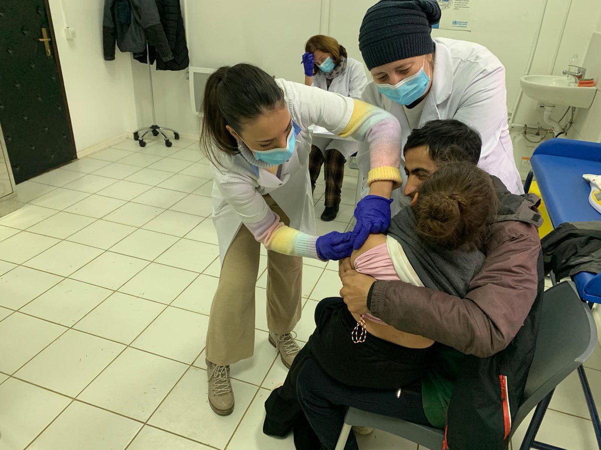 drcbih's tweet photo. #DRC together with the relevant health institutions in 🇧🇦 continues to ensure #immunization for #childrenonthemove in reception centers Borići and Ušivak. https://t.co/02qOaFTXx3