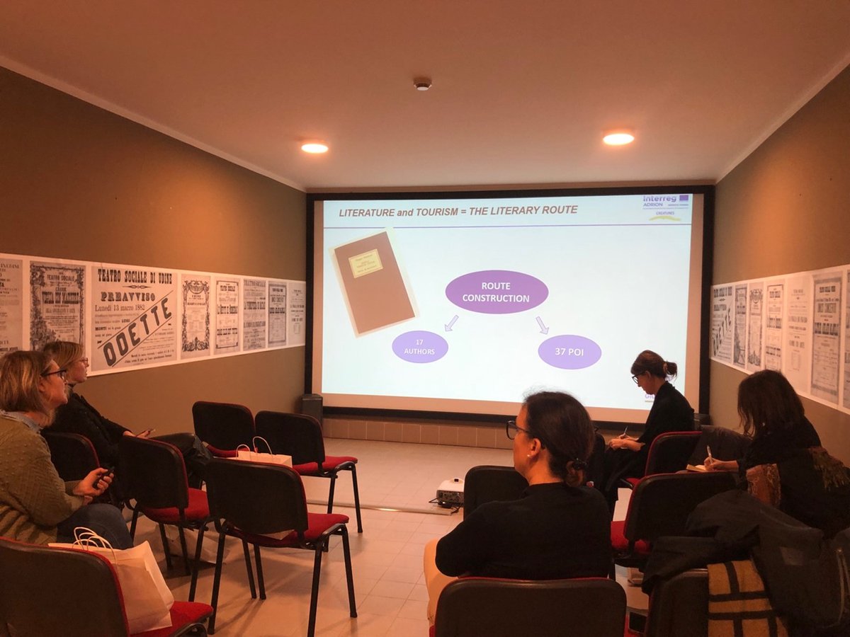 CreaturesProje2's tweet photo. #event
🤩Great success for the @regioneFVGit #PressTour, during which 5 journalists from Italy 🇮🇹, Slovenia 🇸🇮 and Croatia 🇭🇷 had the opportunity to learn more about the #CREATURESproject and #culturalroutes, tracing the #footsteps of important authors.
👉 https://t.co/wg4gv5OnmS https://t.co/LrUYBcwkde