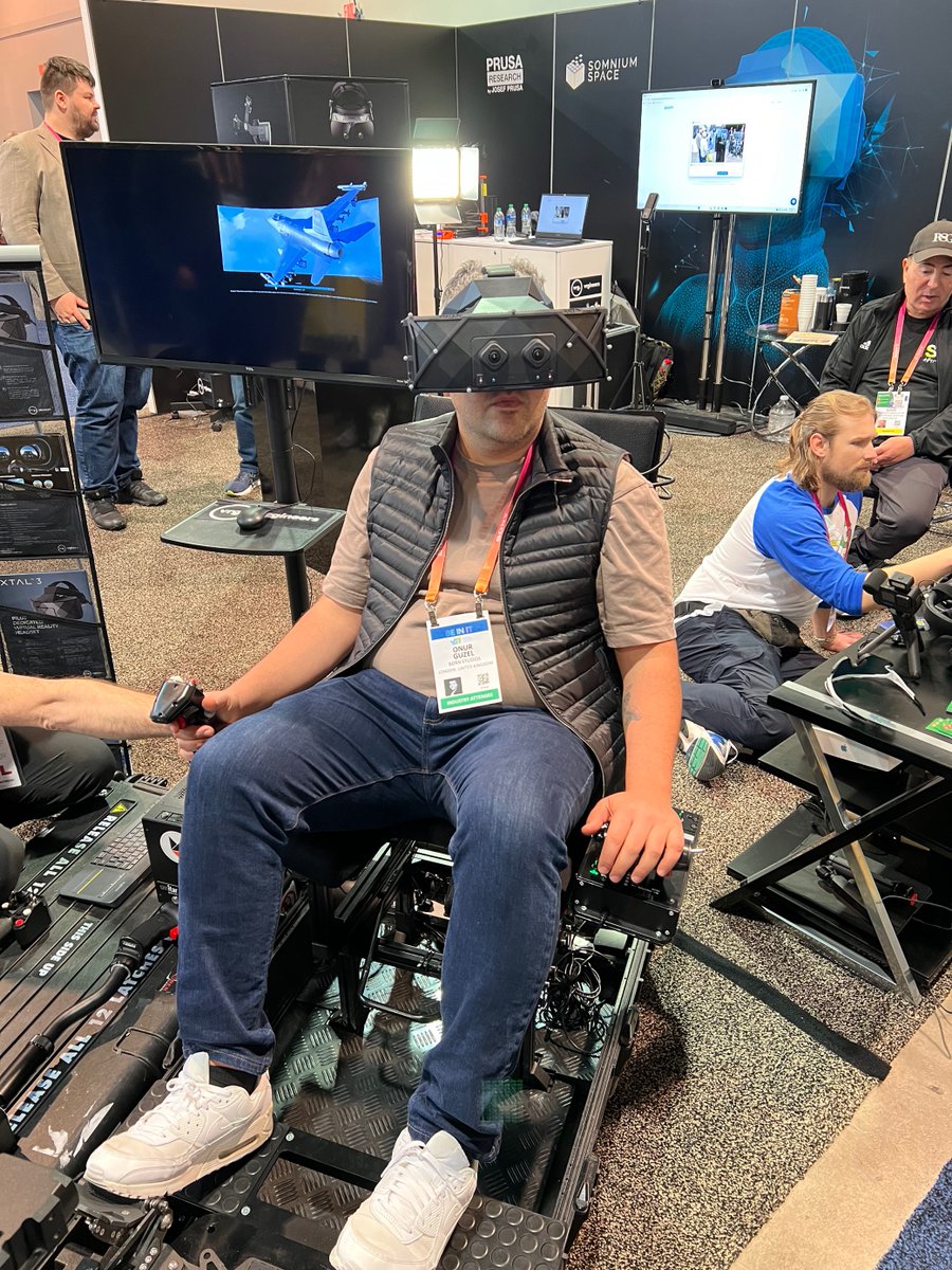 BornImmersive's tweet photo. #ces2023 has wrapped! Incredible automotive innovations from #Aska, #Togg, #Peugeot and more. Plus awesome #HaptX haptics, #Vrgineers wireless #VR headset, #Sony virtual fan plans and a ton of training applications using #XR.
The future's looking very exciting! https://t.co/BArYVAvq4x