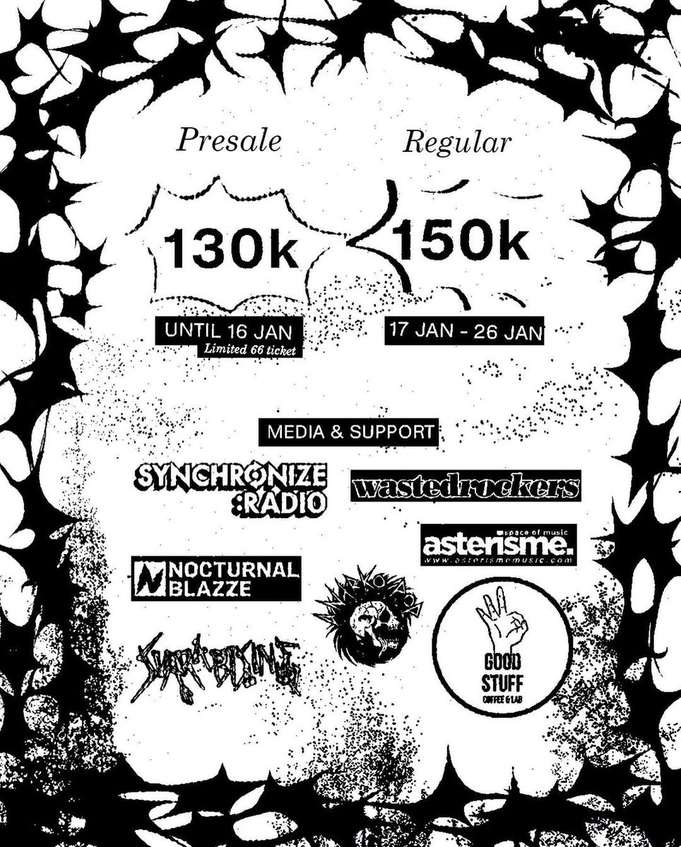 wastedrockers1's tweet photo. Agenda gig hardcore / metal akhir bulan ini di PIC Creative Space, Wisma Staco, Tebet, Jakarta-Selatan.

#WhenItsAllGone #SoundOfStrength #WastedRockers #Tahun2023 https://t.co/YkkMTQLZVf