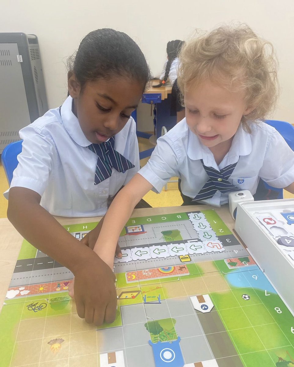 gems_khail's tweet image. Year 1 students enjoyed their first lesson in the STEAM room today. They explored moving Kubo using the
movement tiles and basic commands. 

#limitlesslearning #steamforkids #ouracademy @GEMS_ME