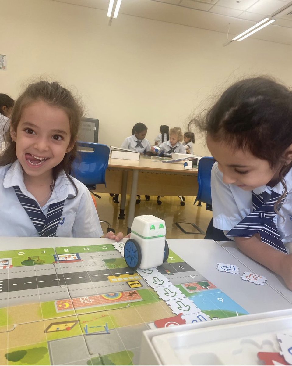 gems_khail's tweet image. Year 1 students enjoyed their first lesson in the STEAM room today. They explored moving Kubo using the
movement tiles and basic commands. 

#limitlesslearning #steamforkids #ouracademy @GEMS_ME