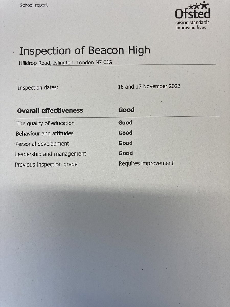 Beacon High tweet media
