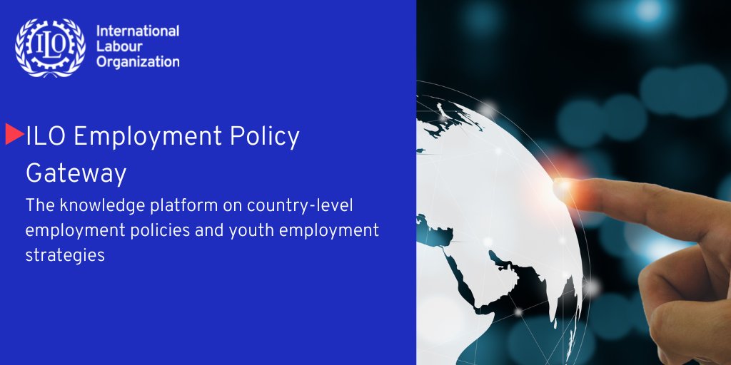 ILO Employment Policies (@ilo_emp_policy) on Twitter photo Searching for one stop platform for consolidated info on employment for better informed research & policies? In the <a href="/ilo/">International Labour Organization</a> Employment Policy Gateway, you can find a global reference on national employment policies and strategies.
bit.ly/3FwylSx Searching for one stop platform for consolidated info on employment for better informed research & policies? In the <a href="/ilo/">International Labour Organization</a> Employment Policy Gateway, you can find a global reference on national employment policies and strategies.
bit.ly/3FwylSx