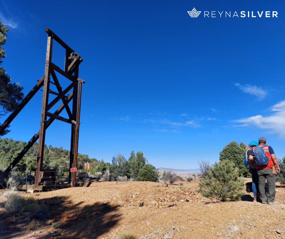 emarcapltd's tweet photo. Bright skies at Medicine Springs! ☀️ @reynasilvercorp geologists are ready to spend the day exploring Golden Pipe, one of Medicine Springs' historical workings and a key target area in our Phase 1 drilling program at the property. #RSLV

💡Learn more here: https://t.co/SzNFWrNM59 https://t.co/ZfGTn0Ciub