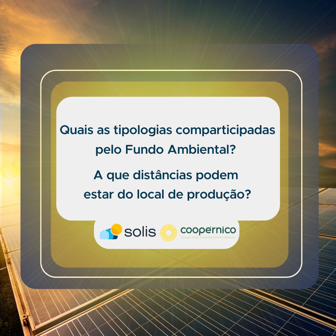 solis_lisboa's tweet photo. 💸 Sabe em que edifícios o Fundo Ambiental comparticipa projetos de Autoconsumo Coletivo (ACC) ou Comunidades de Energia Renovável (CER)?

Saiba mais em 👉 https://t.co/DSLovb5YjD

#solislisboa #coopernico #autoconsumocoletivo #fundoambiental #sustentabilidade #lisboaenova https://t.co/O89TjtAVG5