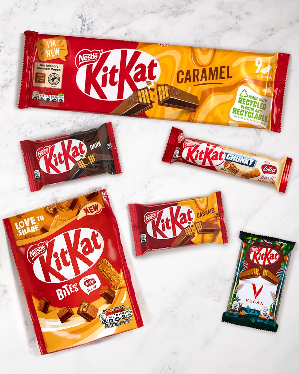 Kit Kat Bites Lotus Biscoff