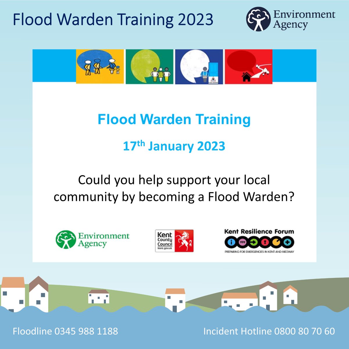 Only 5 days left to join our free training session!
7pm-9pm
17/01/2023

Register here at trybooking.co.uk/BZKS
#floodaware #PrepareActSurvive  
@KentPrepared

@EnvAgencySE

@canterburycc

@medway_council

@AshfordCouncil

@DoverDC

@fstonehythedc

@ThanetCouncil

@SDC_newsdesk