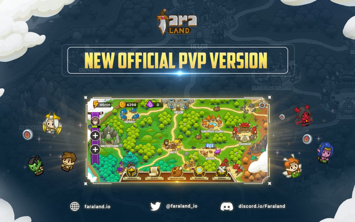 taman_fun's tweet photo. 🔥Faraland New Version v0.2.21 is ready🔥

✨ Release 7 New Race Skills

✨ And balance gameplay PvP

👉Changelog &amp; Download link: https://t.co/s7PbN5cBlX

#Faraland $FARA #BNBChain https://t.co/O6Y1XH7nyC