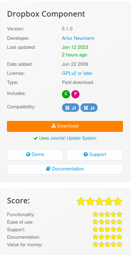 INDIVIDUALIT's tweet photo. I've just released a new version of the @dropbox extension for @joomla. 
v5.1.0 now works with PHP 8

https://t.co/r9DcqH9xi2

#PHP #joomla #dropbox https://t.co/NOyWURAPoy