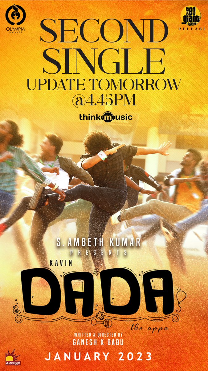 APVMaran's tweet photo. Second single ku ready ah
#DADA #DADAsecondsingleupdate
@Kavin_m_0431 @ganeshkbabu @OlympiaMovies @RedGiantMovies_
@APVMaran @DoneChannel1 https://t.co/2u5mRW5NsQ