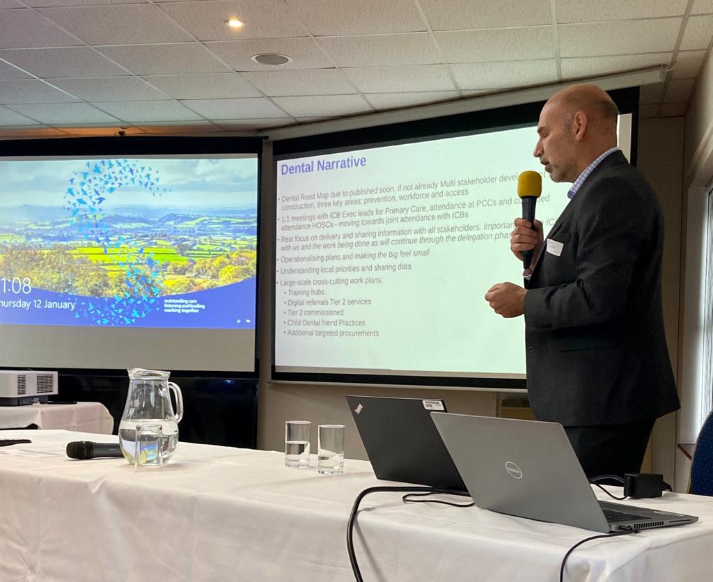 South West Dental Conference: Steve Sylvester - Programme director for Dental Transformation talks about the future roadmap and the large scale work plans including training hubs, digital referrals, child friendly dental practices and targeted procurement.