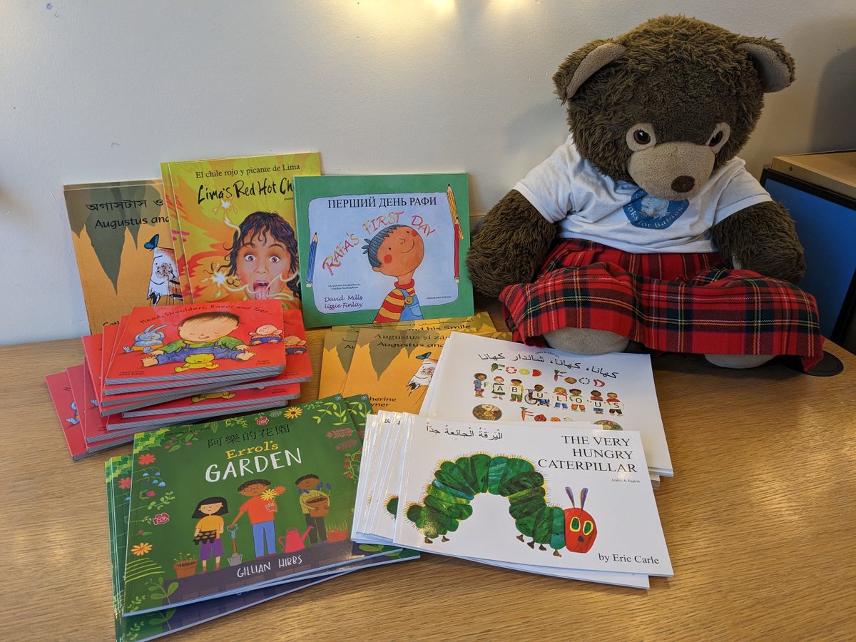 Craigmillar Stories for Sharing (@craigmillarsfs) on Twitter photo A big thanks to the #RotaryClub of Edinburgh for donating £500 to help us buy #DualLanguage books. The first order from <a href="/mantralingua/">Mantra Lingua</a> has arrived and we're delighted that families will be able to share stories in their home languages. #BabiesLoveBooks #StoriesForSharing📚🧸📚 A big thanks to the #RotaryClub of Edinburgh for donating £500 to help us buy #DualLanguage books. The first order from <a href="/mantralingua/">Mantra Lingua</a> has arrived and we're delighted that families will be able to share stories in their home languages. #BabiesLoveBooks #StoriesForSharing📚🧸📚