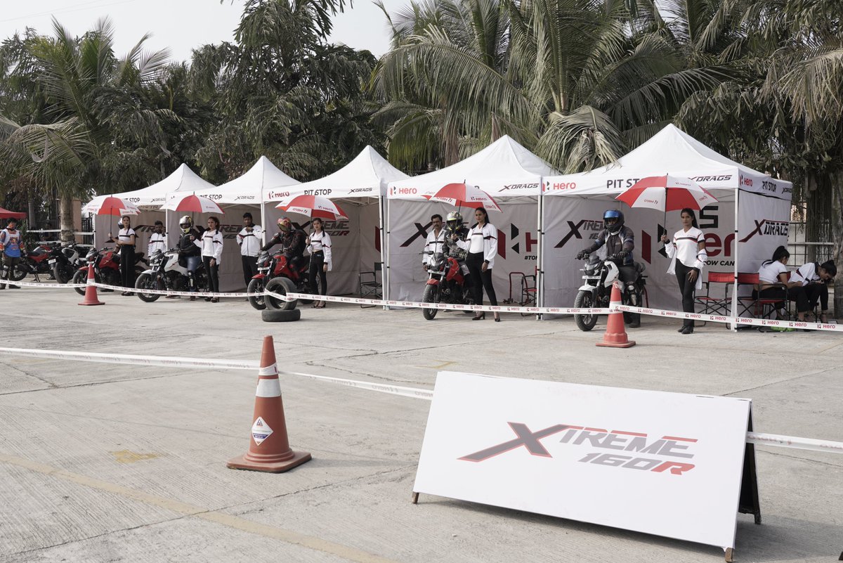 HeroMotoCorp's tweet photo. The #Xdrags and #Xtracks at #PuneRideFest and #HeroRideFest were a thrilling adventure for over 1000 bikers! And let's not forget the excitement of the #MotoGP, truly making it a biker's dreams come true!

For more adrenaline pumping rides, stay tuned!

#HeroMotoCorp https://t.co/Mxw4OBuqgi