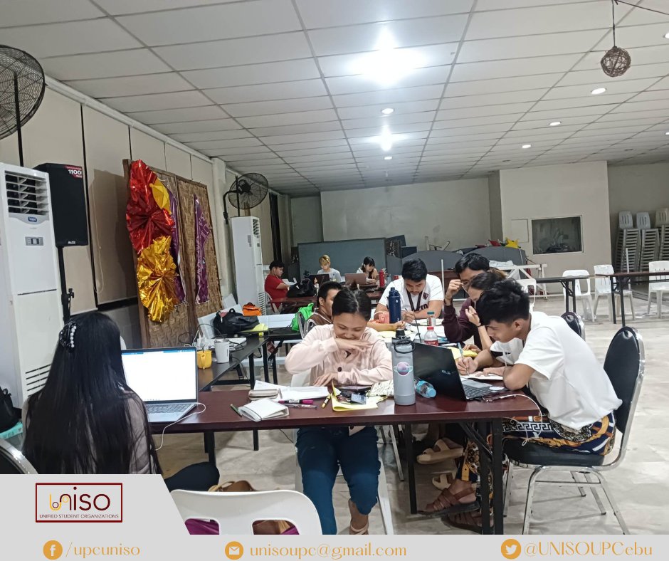 UNISOUPCebu's tweet photo. IN PHOTOS | Kapehan Day 6 ☕

Come join us for the 6th day, Iskolars! We are now serving Choco Lanay. Special thanks to Math Major Circle, Every Nation Campus -UPC, and UP Management Circle for sponsoring today's pantry. Padayon, Iskolars! https://t.co/fRYc0oQmBt