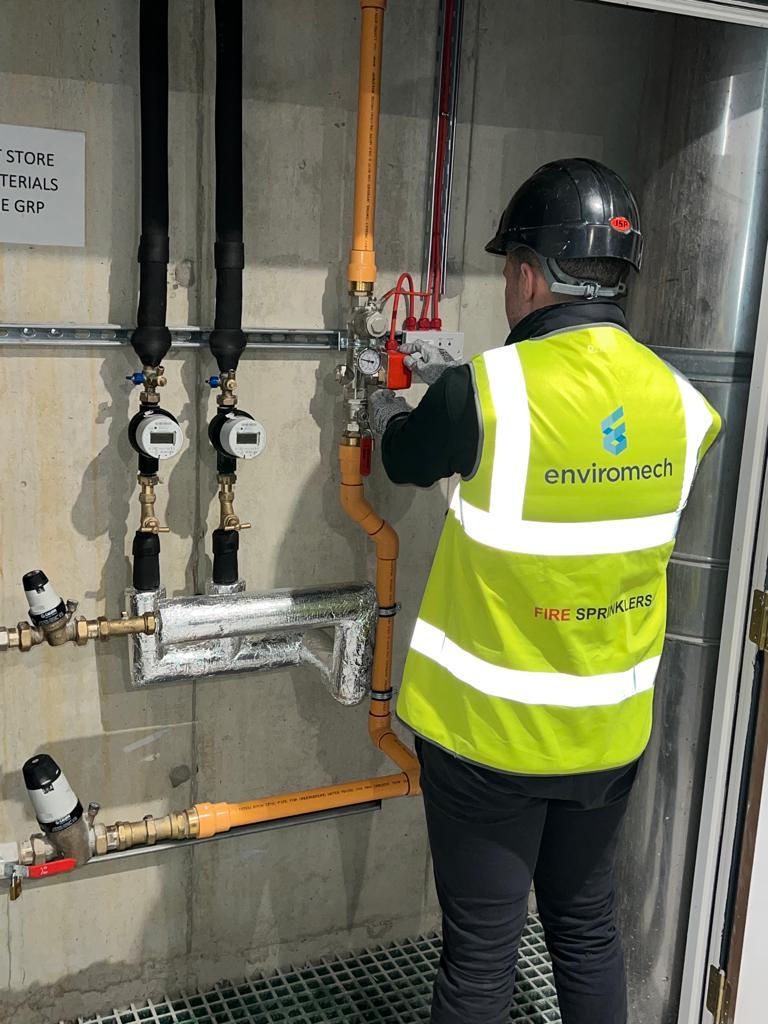 Our team of qualified engineers have been onsite in London commissioning a fire sprinkler system this week.
Please contact us directly if we can assist with your fire protection installations. enviromech.co.uk/contact-us/

#fireprotection #firesprinklers #firesafety
