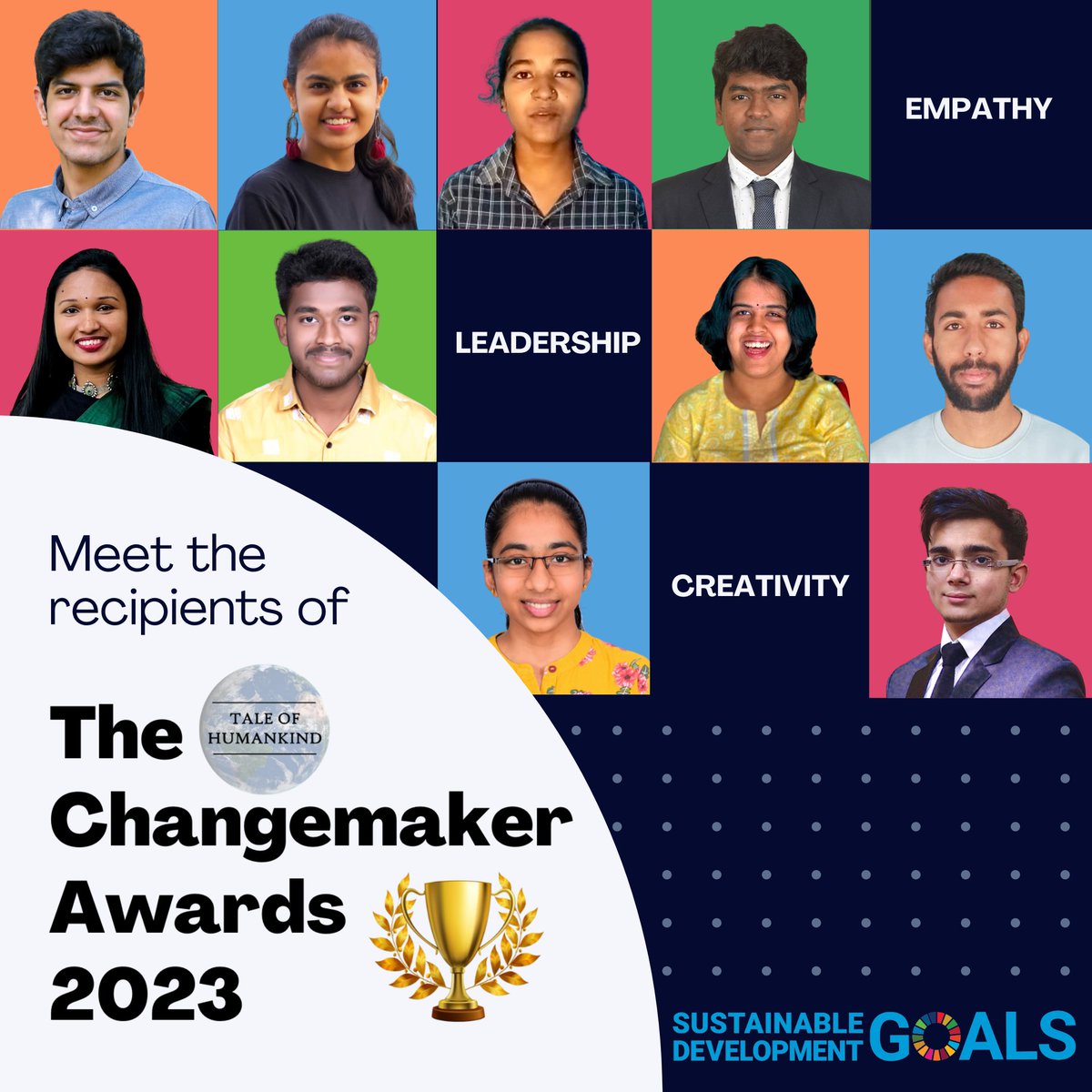 Join us in congratulating & celebrating the #2023ChangemakerAwards recipients, this National Youth Day 2023! Read more about them at youthkiawaaz.com/2023/01/meet-i… @deespeak @AshokaIndia @albarrett09 @YouthKiAwaaz @anshul_tewari @swarup58