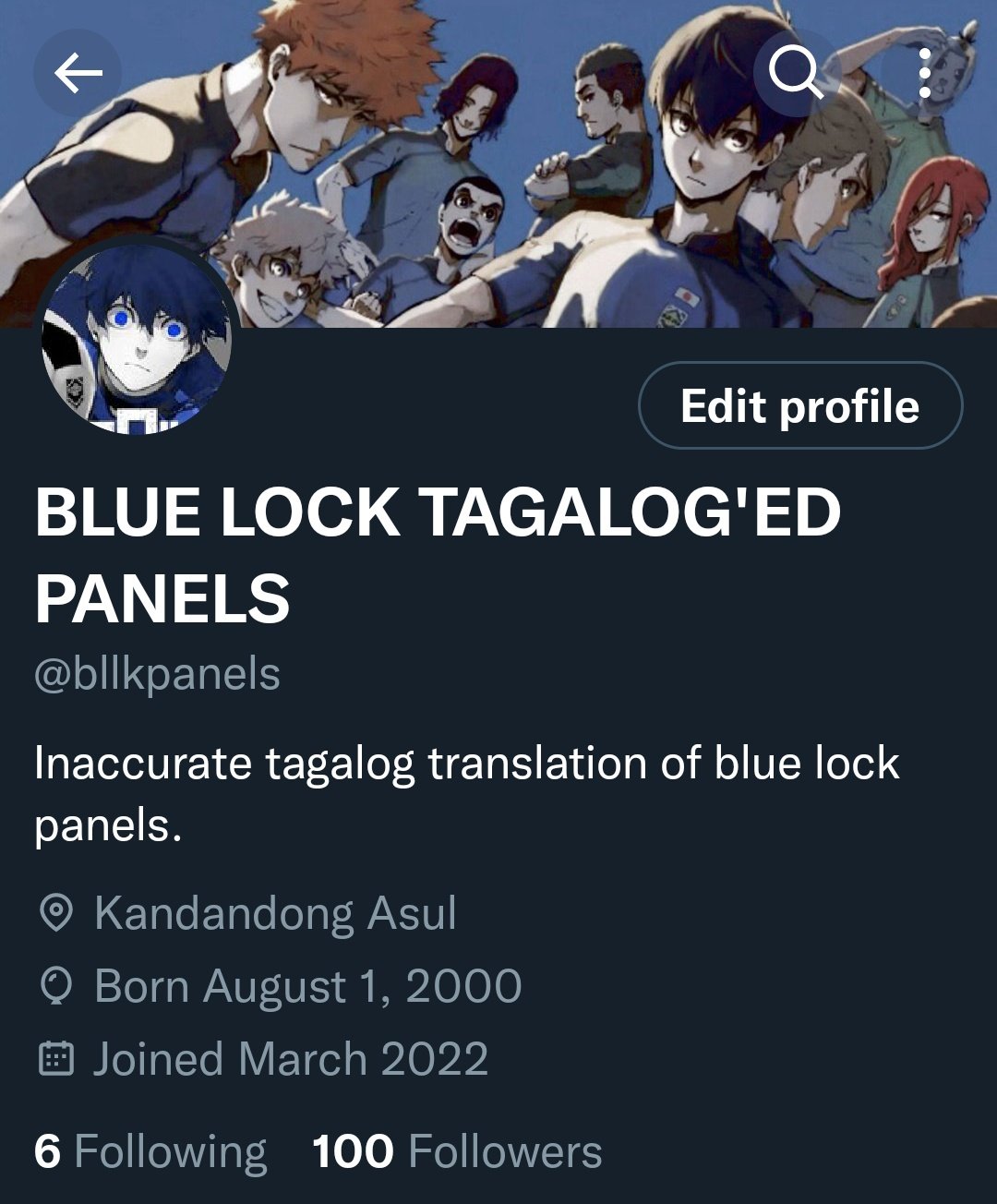 BLUE LOCK TAGALOG'ED PANELS (bllkpanels) / Twitter