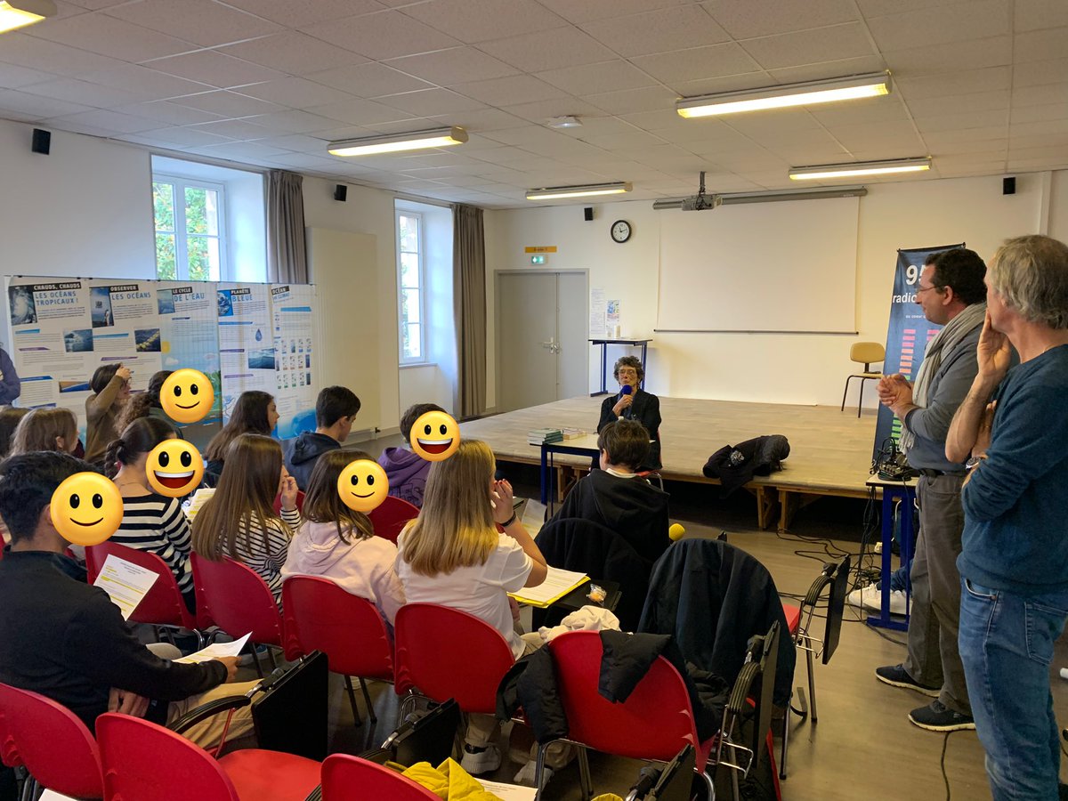 Merci à Isabelle AUTISSIER pour sa venue au clg Fromentin pour échanger avec les élèves du Club Europe sur la mer, le climat, le métier de navigatrice. Merci à Radio Collège pour la captation de l’intw. Bravo aux élèves et aux enseignants. <a href="/DSDEN17/">DASEN17</a> <a href="/acpoitiers/">Académie de Poitiers</a>  <a href="/BndicteRobert/">Bénédicte Robert</a>