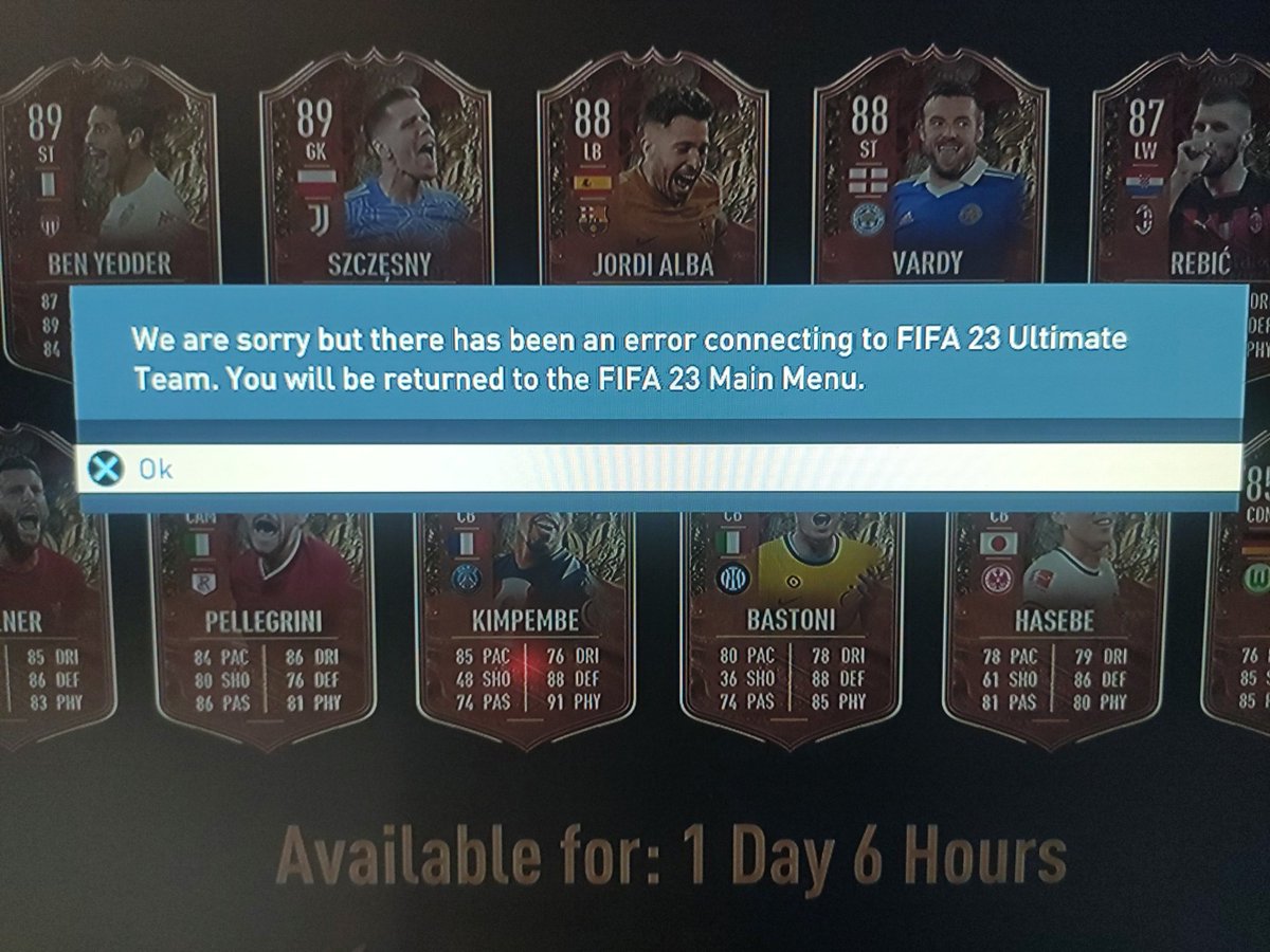 faiyazmd007's tweet photo. #easervers #easerverdown #worstgamingserver #FIFA23 #EAGames https://t.co/mpgynXGp72