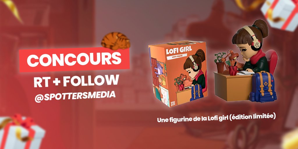 SpottersMedia's tweet photo. Concours 🚨

On vient de passer la barre des 15K. 

Et ca tombe bien : après 6 mois d'attente on a enfin reçu ce qu'on voulait vous faire gagner pour les 10K.

Alors pour gagner cette MAGNIFIQUE figurine en édition limitée de la Lofi Girl 👇 

RT + Follow @SpottersMedia 😁 https://t.co/jH4CFjNCbe