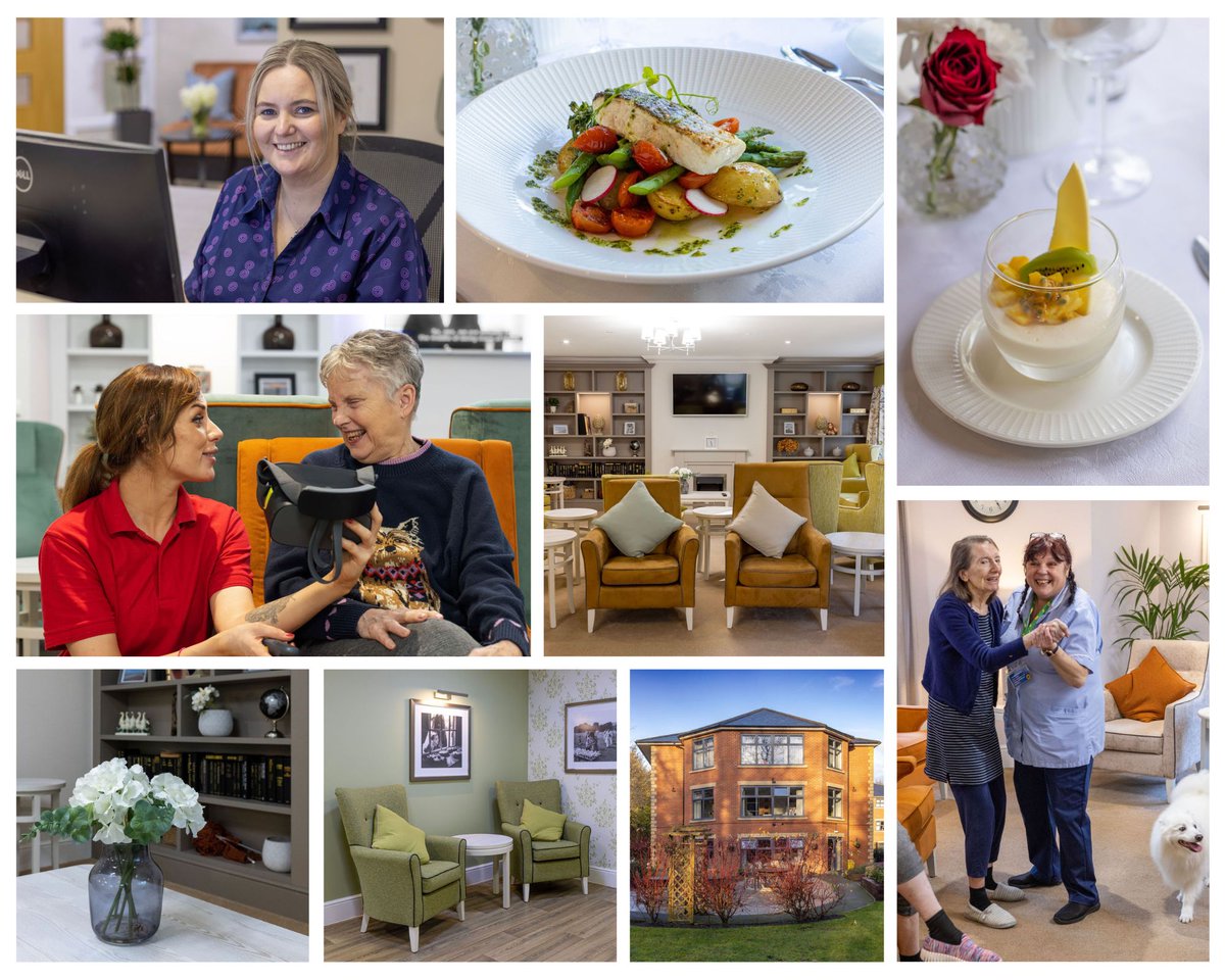 Photo-shoot at Kingsley Healthcare #Liverpool. Very impressive #carehome such attentive, caring staff. Interiors and food were stunning. #chef. #commercialphotographer #care #carehomesuk #carehomes #carehomeactivities #foodphotography  #photographer #healthcare #food #interiors