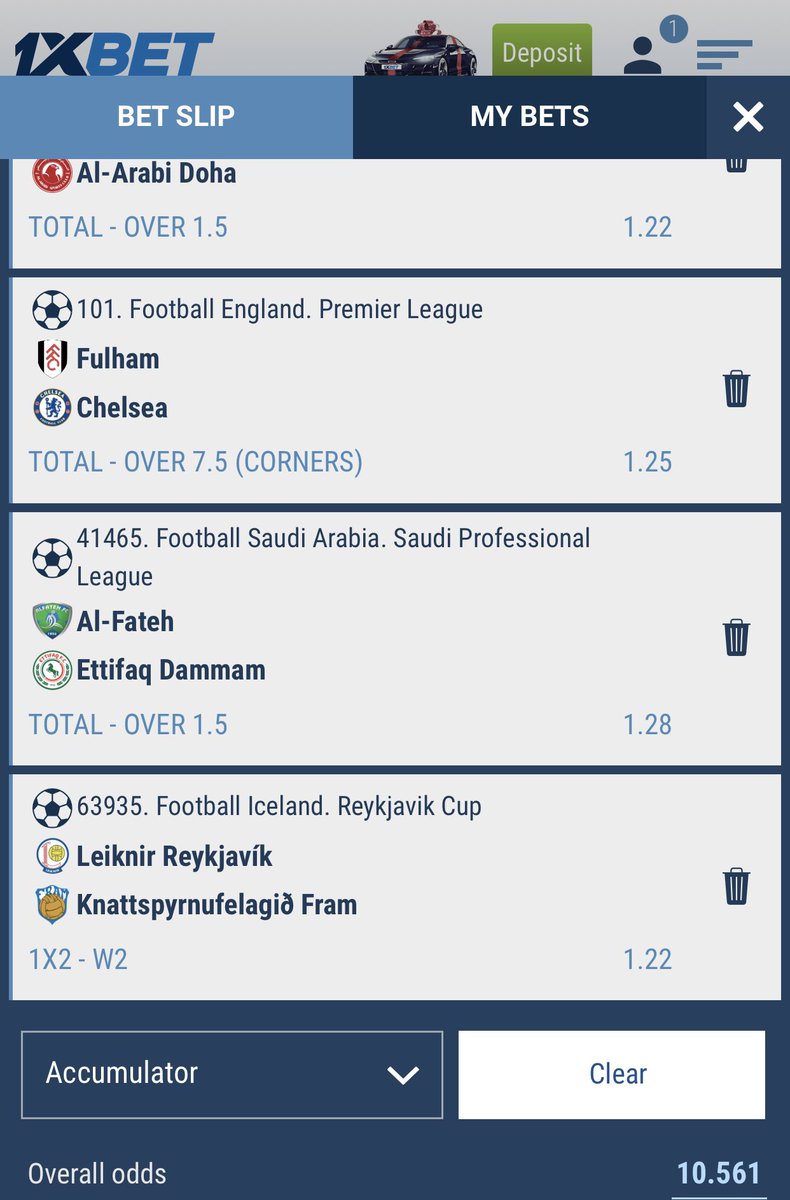 joyfultips's tweet photo. 10 odds on 1xbet 

Code 👉🏽 CGG5P

Register and stake here 👉🏽 https://t.co/gQOuyQ3LA9

Promo code 👉🏽 Joyfultips01 

Gamble responsibly https://t.co/GEzH5qidS3