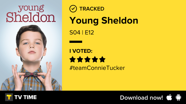 glitterleob's tweet photo. I've just watched episode S04 | E12 of Young Sheldon! https://t.co/VfkueaFYRq #tvtime https://t.co/gaBahwPZPh