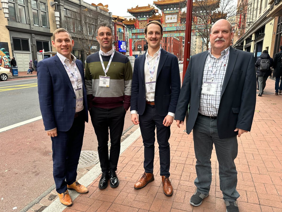 Hey! Look how active <a href="/eyevi_tech/">EyeVi Technologies</a> pair is in the <a href="/NASEMTRB/">TRB</a>🕺 🕺 

- They visited our first US customer Advanced Infrastructure Design, Inc. (AID), 2 future customers and potential investors.

#TRB #trendingnow #TRBAM #EyeViTech #TransportationReaserchBoard #washingtondc #passion