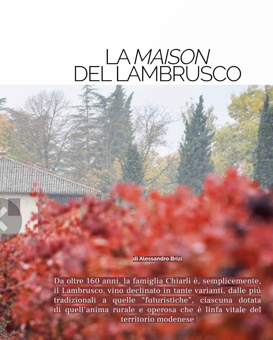 Cleto Chiarli Tenute Agricole tweet media