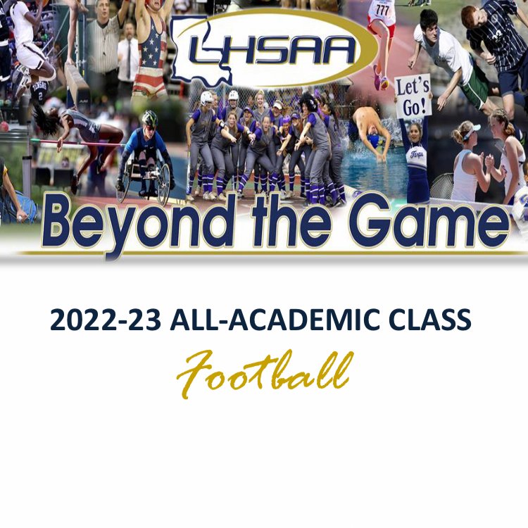 willrocha_12's tweet photo. Thankful to be recognized in the LHSAA 2022-23 All-Academic class for football. https://t.co/KdOFebQaiM
