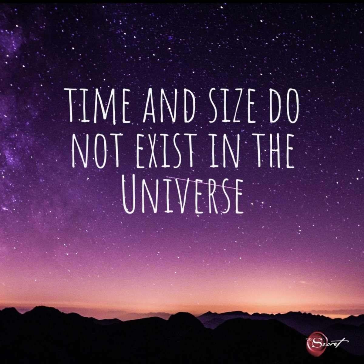 thesecret's tweet photo. Remember, time and size do not exist in the Universe. It is as easy to heal a pimple as a disease. The process is identical; the difference is in our minds. https://t.co/qm3djhgIEq
