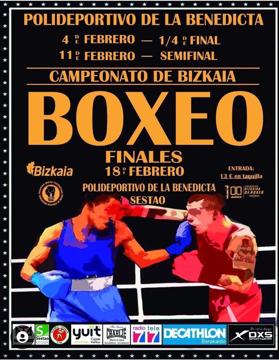 Abierto el plazo de inscripcion para el campeonato de Bizkaia 2023 🥊🥊🥊