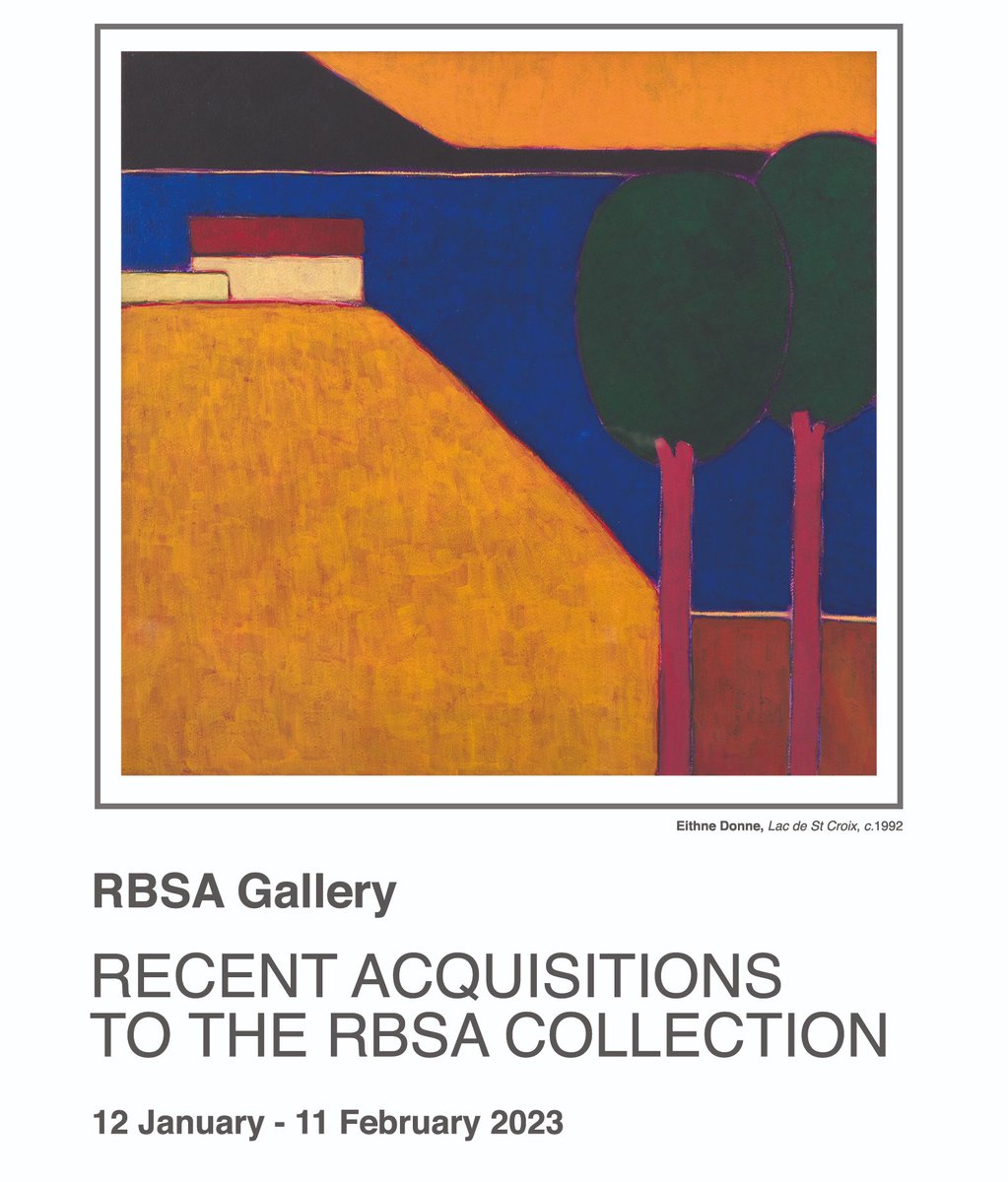 We have two brand new exhibitions opening today! Recent Acquisitions to the RBSA Collection and Friends of the RBSA.

Come in and have a look or join us for the Private View this evening between 6-8pm!
#archive #collection #exhibition #historicbirmingham #birminghamhistory