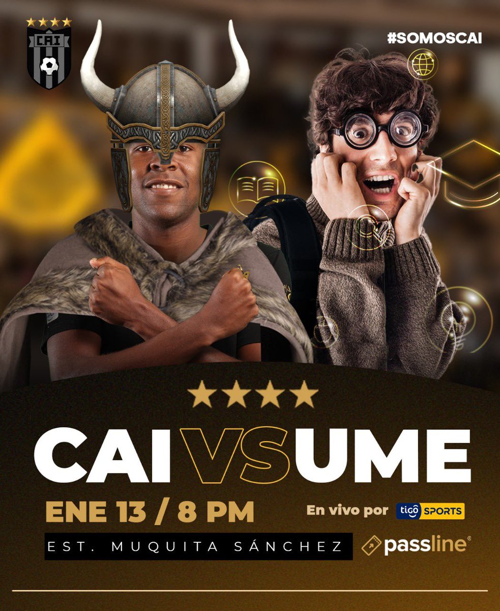 CAIPanama's tweet photo. ¡𝗘𝗦𝗧𝗔𝗠𝗢𝗦 𝗗𝗘 𝗩𝗨𝗘𝗟𝗧𝗔 🤩🏆🫡!

🆚 @UMECITPANAMA 
🏟️ Agustín Sánchez 
⏱️ 8:00 PM
➡️ J1 @LPFpanama 
🎫 Passline  
📺 @tigosportspa 
#️⃣ #SomosCAI https://t.co/C8YHaBq6Yn