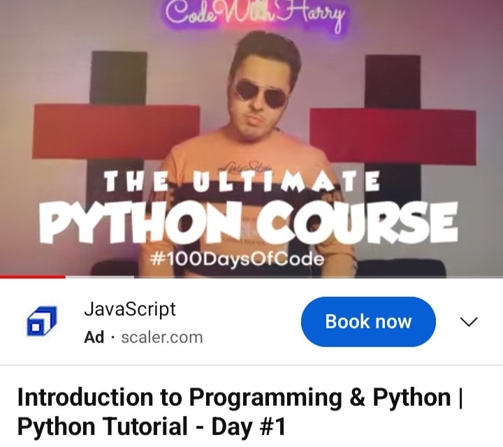 Code_Victoris's tweet photo. Started 100 days python course of @codewithharry 🔥⚡💻
Challenge accepted 👍👍 https://t.co/imIy6sE7mr