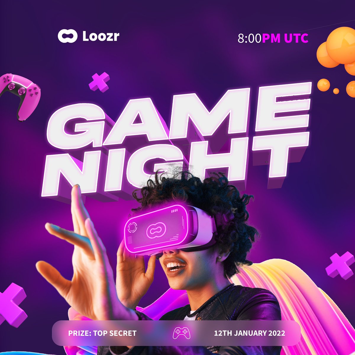 officialloozr's tweet photo. Ever imagined #MusicXR on the Blockchain? 

#LZR is $NEAR ⚡️⚡️

#Loozr2023 is intentional about leading GenZ in real world usability and implementation of Web3 ❤️ Music!

#GameNight TODAY 12TH JAN - 8:00PM

Join #gartic channel on Discord: https://t.co/K928xf3DF2

🎁 Reward!! 😉 https://t.co/s7PI1f2yFZ