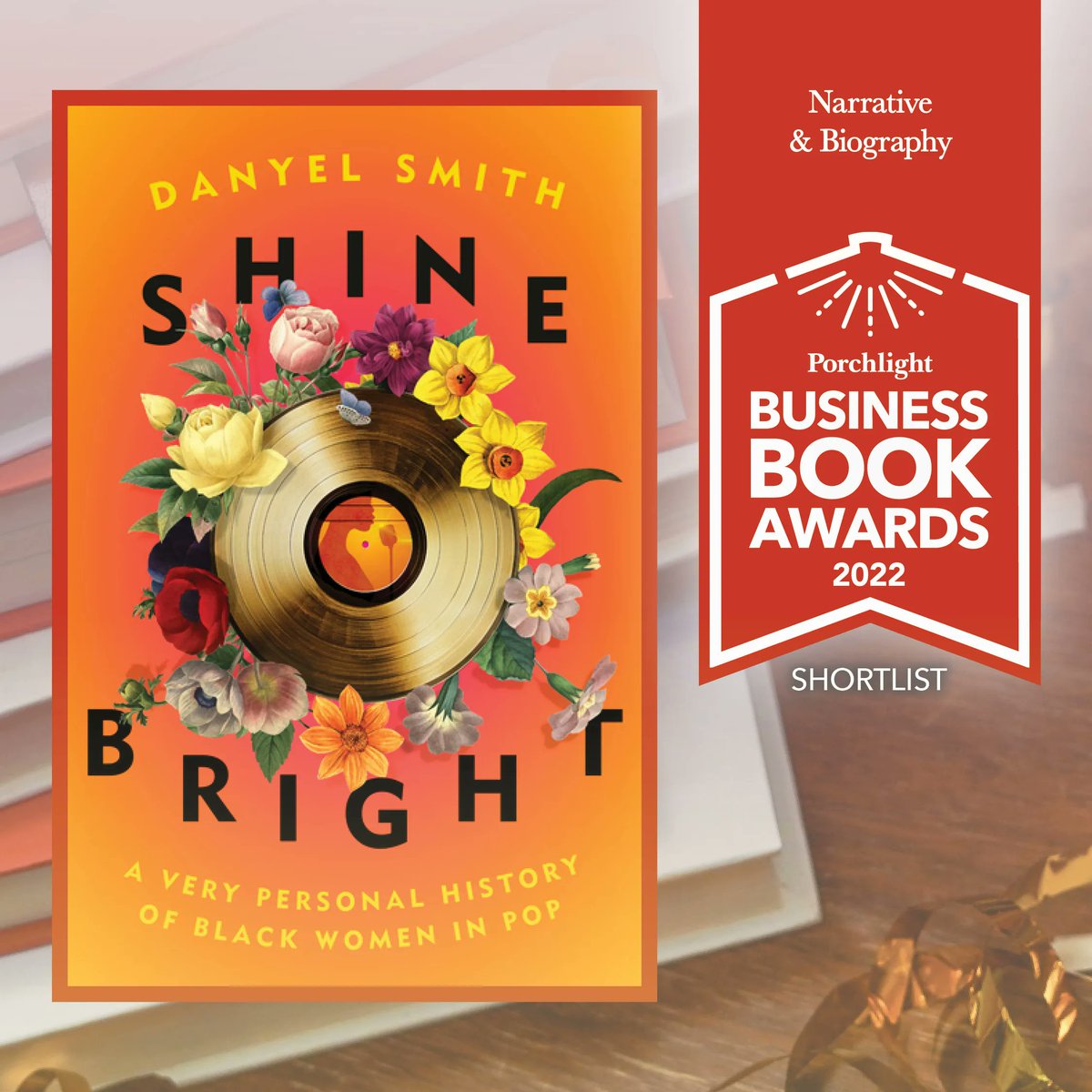 The 2022 Narrative & Biography book of the year is SHINE BRIGHT by @danamo, published by @roclit101

Head to our website to read an excerpt  → bit.ly/plbba22sb

 #PLBBA22 #PorchlightBookCompany #WeBelieveInBooks
