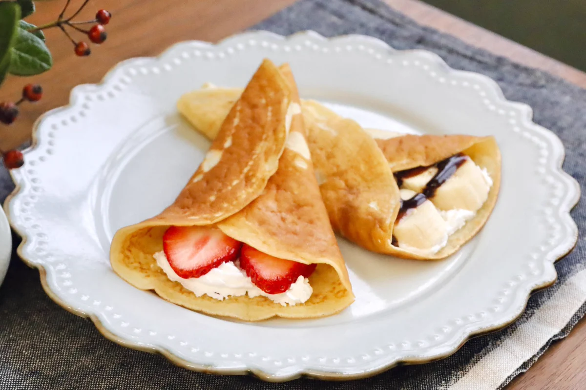 お餅とヨーグルトを練りこんだクレープ。一瞬でなくなる激うまレシピ♡