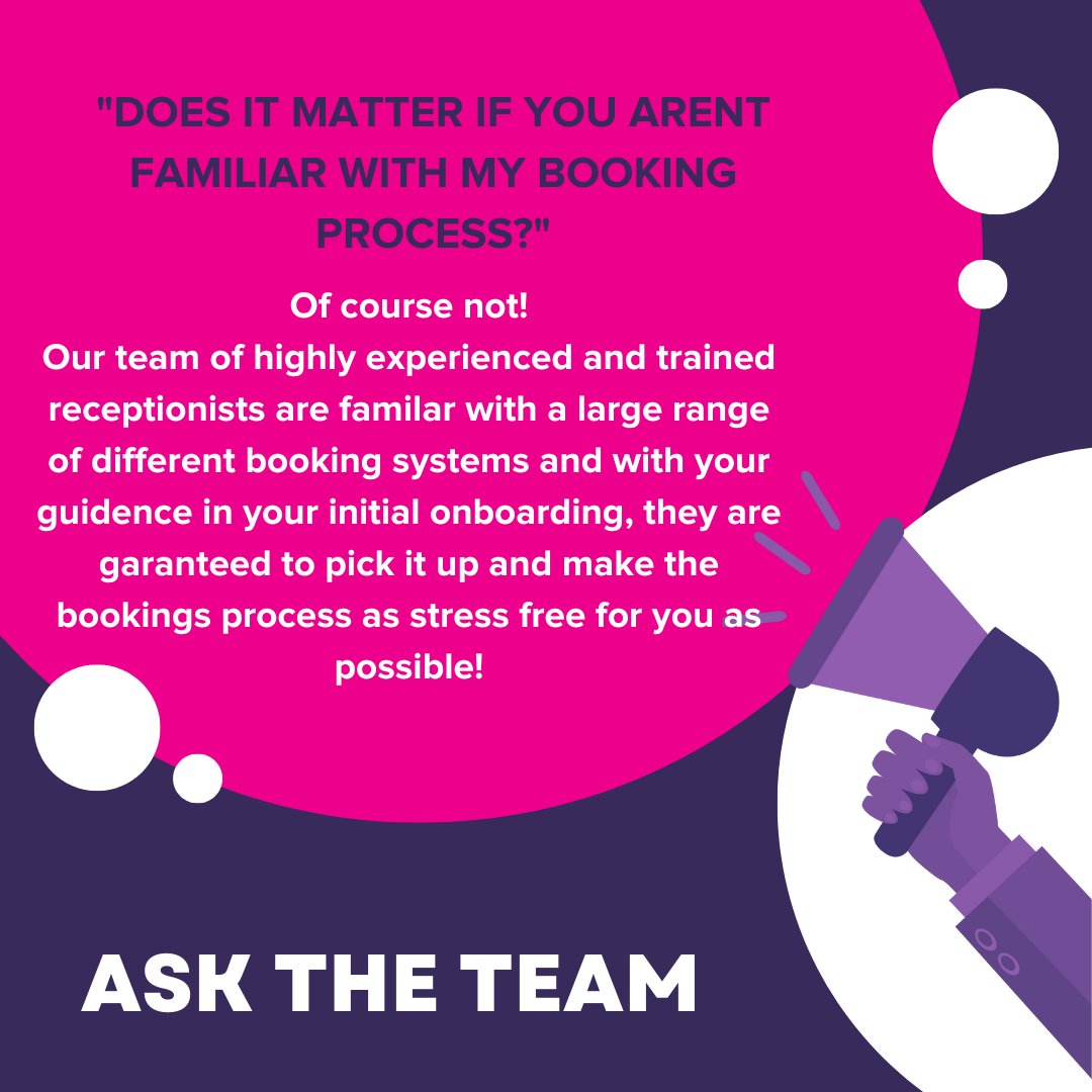 MiPALtd's tweet image. It can be daunting to put your booking process in the hands of someone else, but with our onboarding process, we are able to train our receptionists exactly how you would do it (except you don&apos;t have to, how fab!)

#virtualassistant #callanswering #pasupport #outsourcing