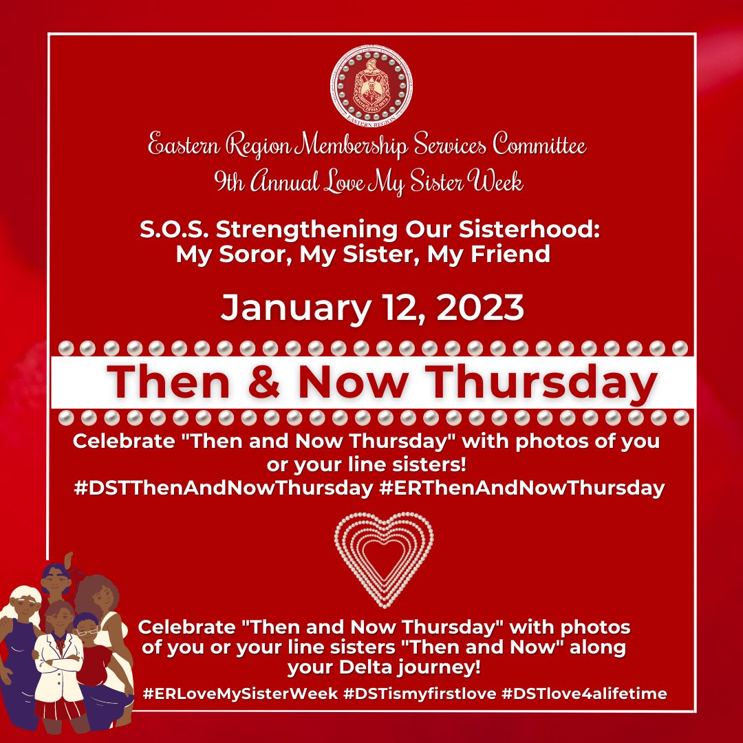easternregdst's tweet photo. Today is #DSTThenAndNowThursday! Celebrate by sharing photos of you and your line sisters from then to now!
#ERThenAndNowThursday #ERLoveMySisterWeek
#DSTismyfirstlove #DSTlove4alifetime https://t.co/1dDxSKmnCE
