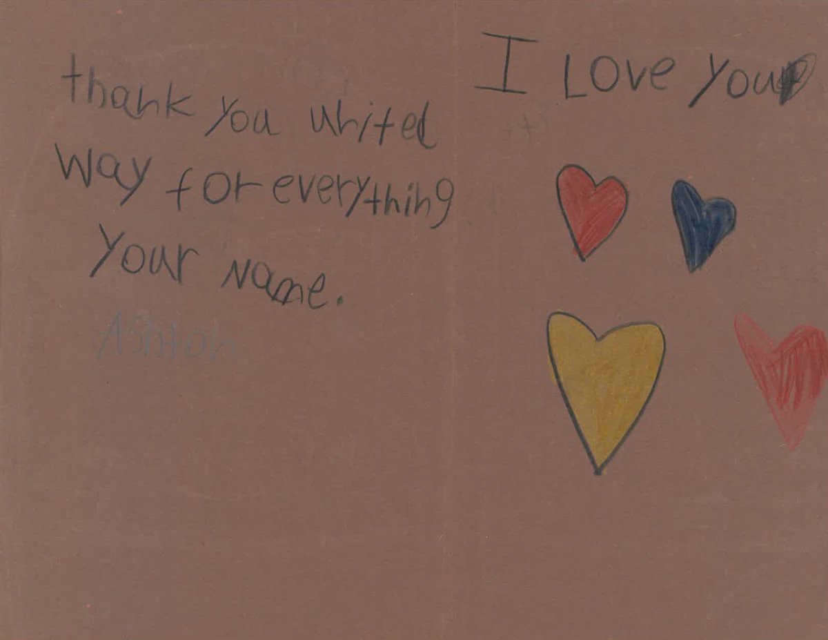 uwcf's tweet photo. One of our partner agencies, @bgcuc123 of Highlands County, sent us thank you cards, and they are so cute we just had to share them with you! Thank you, Janae, Leilani, Jayla and Ashton at BGC and for the thoughtfulness of everyone there. #ThankfulThursday #PartnerAgency https://t.co/OZgHmEyXVF