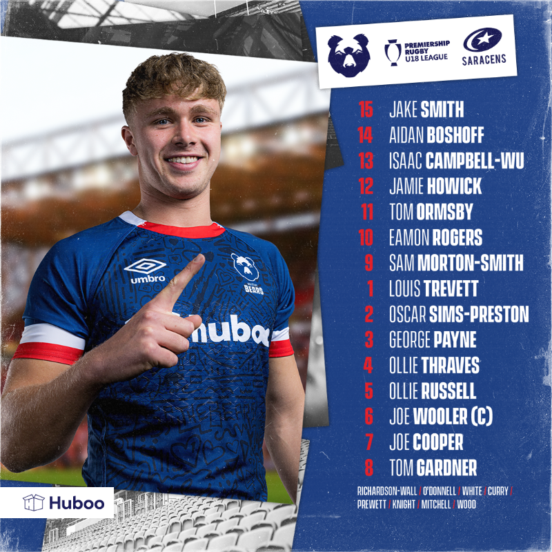 BristolBears's tweet photo. 𝗧𝗛𝗘 𝗖𝗨𝗕𝗦 🐾

We're back in #AcademyU18League action on Sunday with a visit to @Saracens 🚍