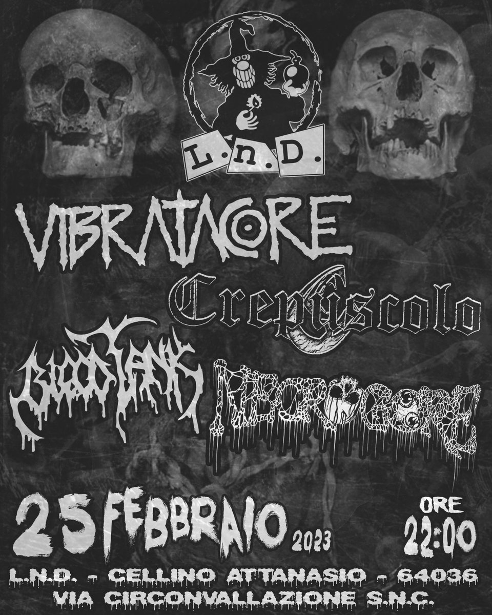 BloodTankDeath's tweet photo. #bloodtank #newdate #abruzzoswedishdeath #music #live #february #abruzzo #osdm #buzzsawguitar https://t.co/ISp1NWMksW