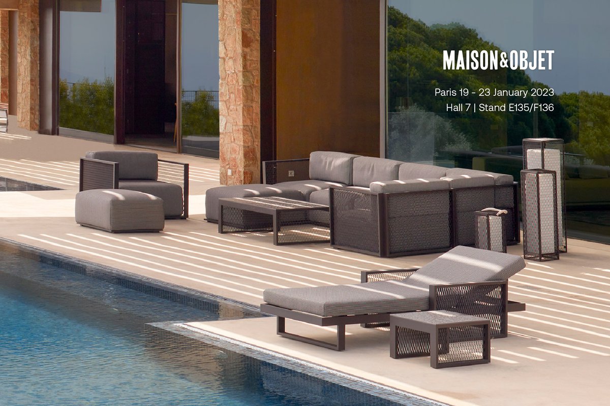 Visit us at @MaisonObjet ❗
All the new collections from @VONDOMSpain  will be there!

📍 Hall 7 | Stand E135/F136
➡️ bit.ly/3WArwoz

#vondom #maisonobjet #maisonobjet2023 #MaisonObjetParis #design #designfurniture #outdoorfurniture #designfair