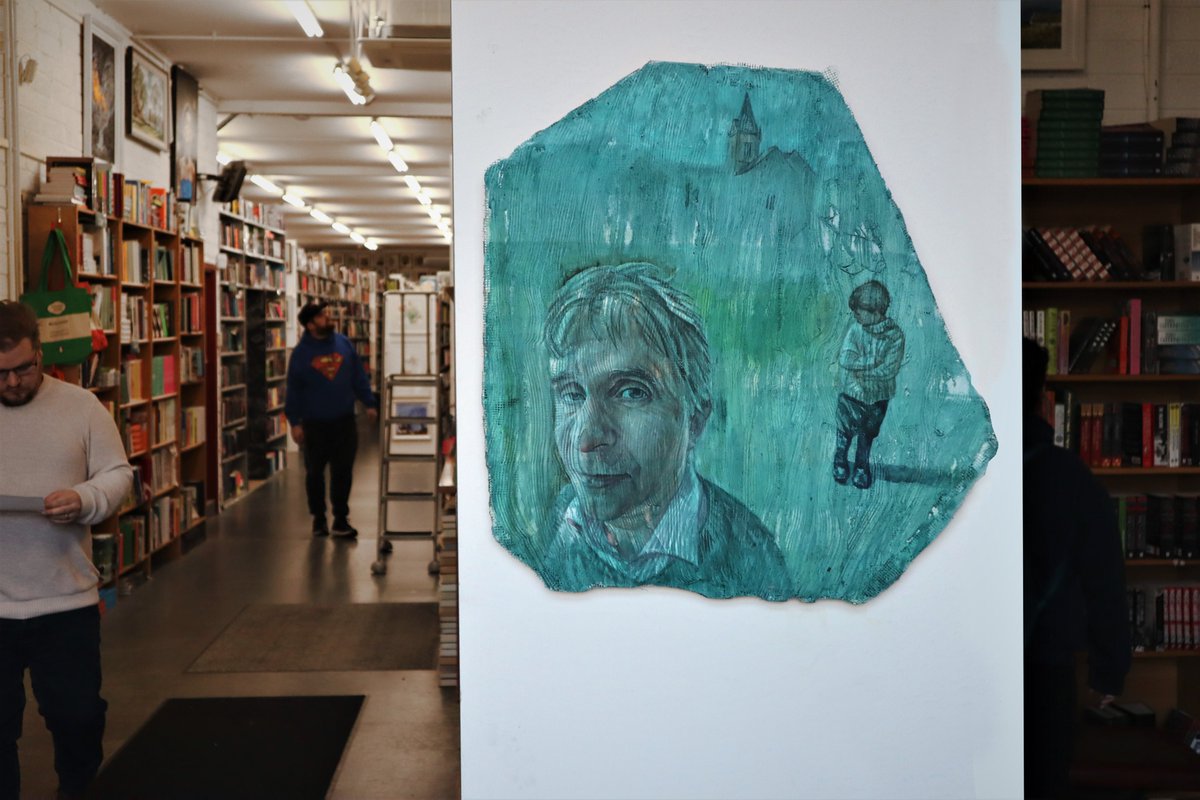 KennysBookshop's tweet photo. We were very sorry to hear of the death of poet, activist and friend, Kevin Higgins this week. Kevin was a uniquely talented artist and a generous mentor to a generation of writers in Galway. We'll miss him, and must share his parting poem (Portrait © Chris Banahan) https://t.co/IUQLwB60GT