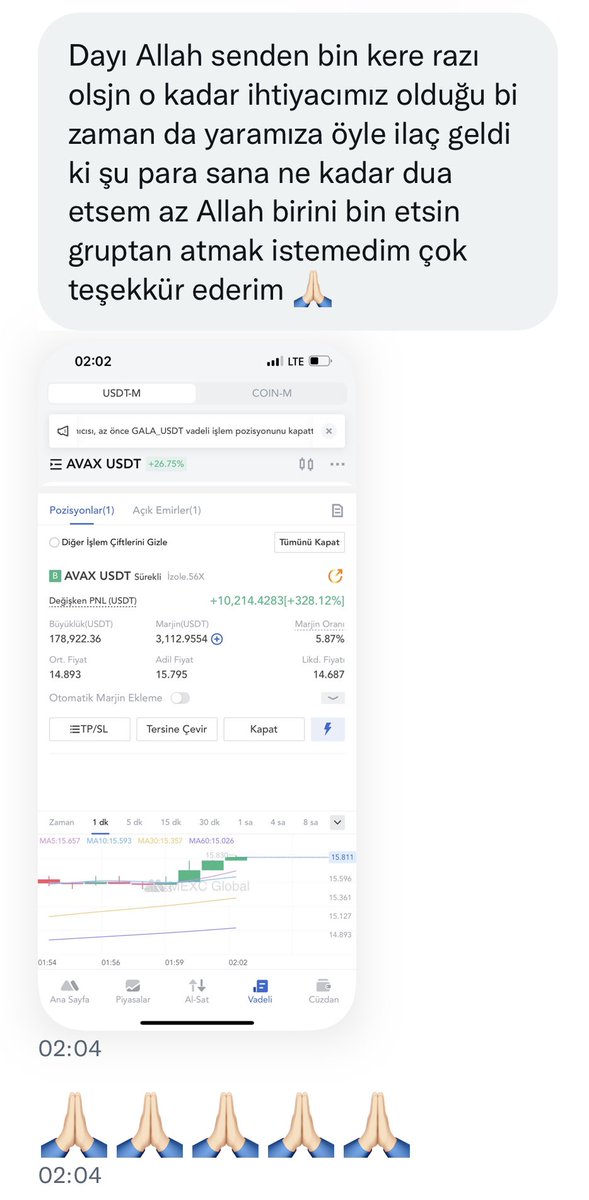 Ekoanalizz's tweet photo. #avax dipten nasıl sömürülür tabiki sinyalle 🧿 

Bir gün değil hergün USDT 💵 

Eko ailesi sömürüyor 💵 

Ayı boğa farketmez sinyal affetmez ✋

#binance #bitcoin https://t.co/Ei3QU70gwU