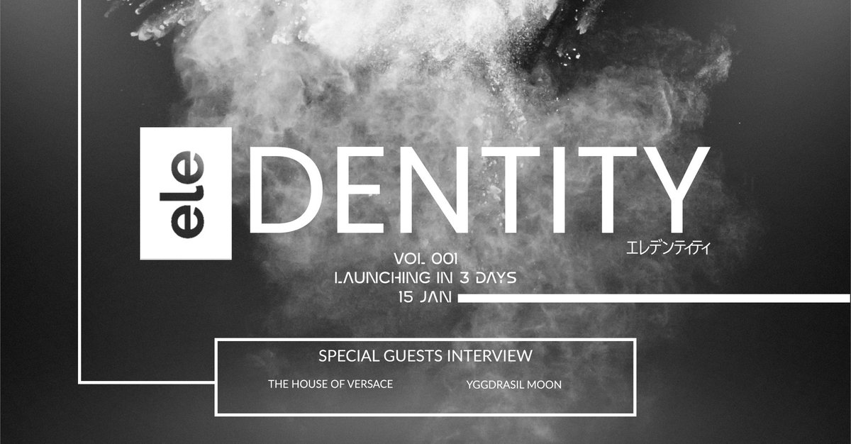 eleDENTITY's tweet photo. Countdown to our magazine launch in 3 days!

15 JAN

Join us on Twitter/Discord &amp; download the 1st issue when it's uploaded! Huge giveaway per issue!

Featuring Special Guests @TheVersaceFFXIV &amp; @ygg_ffxiv for the RP Interview this issue!

#eleDENTITY #elementalDC #FF14 #FFXIV https://t.co/vyX0gB8AZu