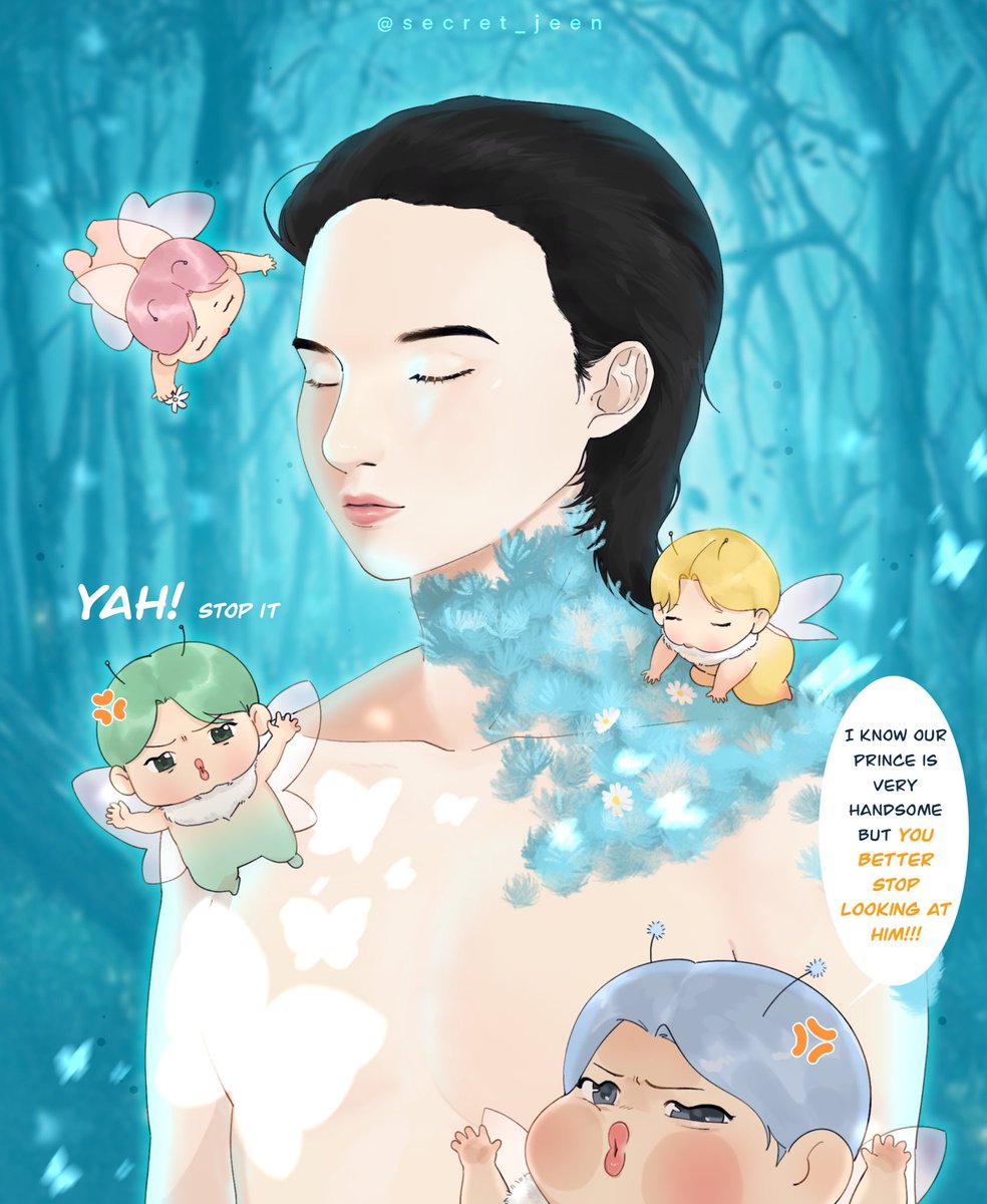 secret_Jeen's tweet photo. Big caution from little butterflies 🦋 
.
#yoonmin #jnjmART https://t.co/OC0kIOVZCk